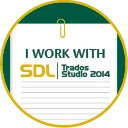 Ich arbeite mit SDL TRADOS Studio 2014. I work with SDL TRADOS Studio 2014. Trabajo con SDL TRADOS Studio 2014. Je travaille avec SDL TRADOS Studio 2011.